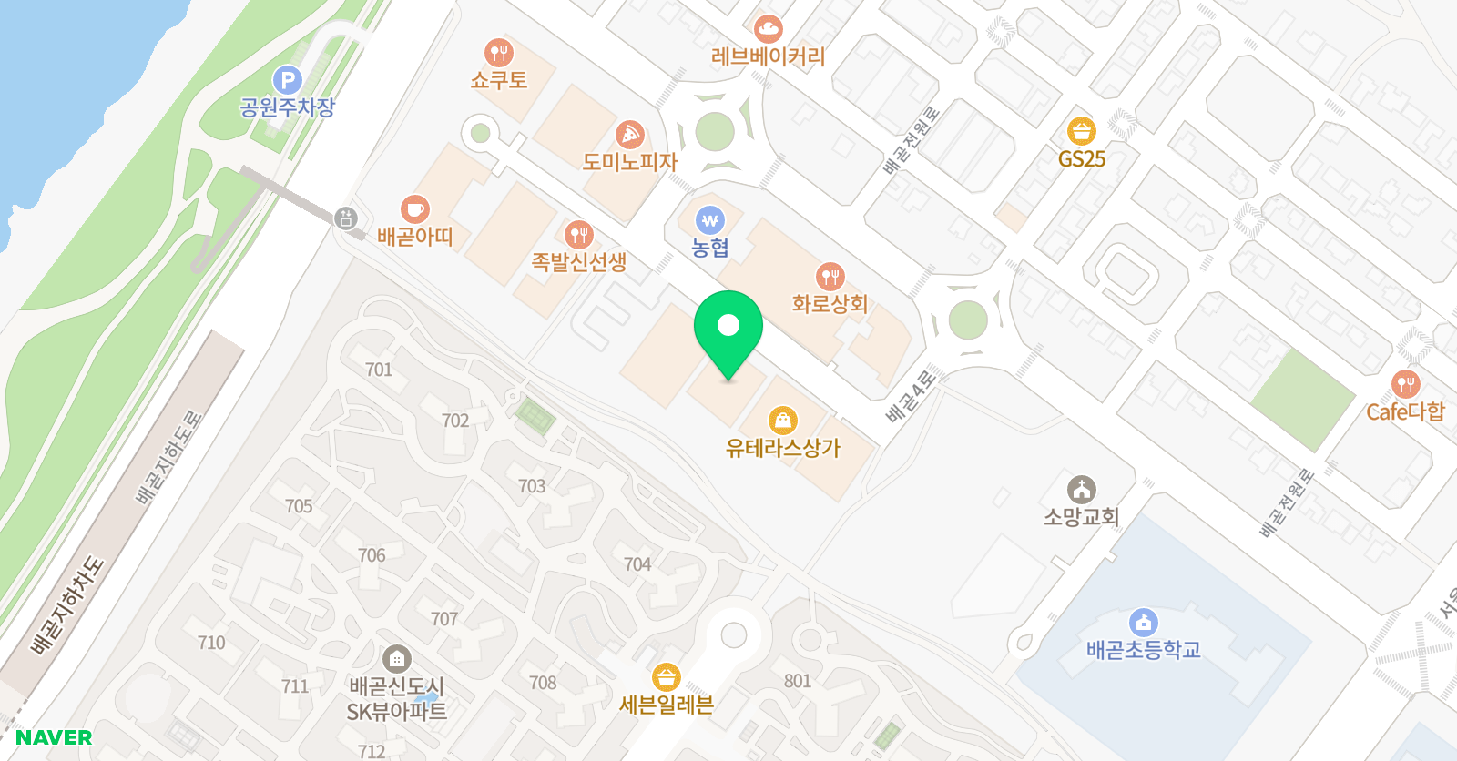 3030영어 배곧러닝센터 위치