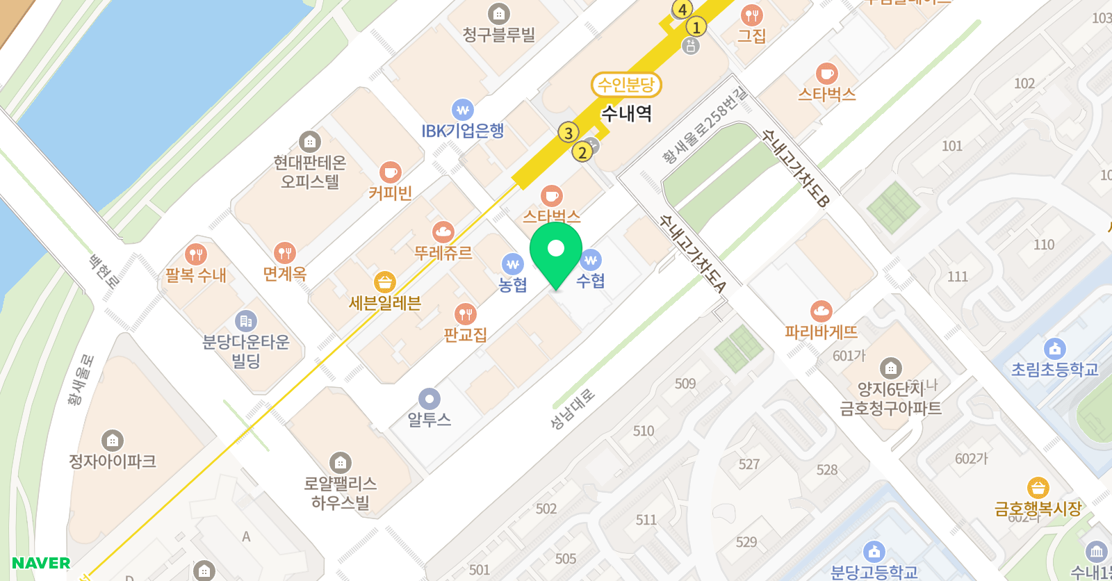 G1230 수내캠퍼스 위치