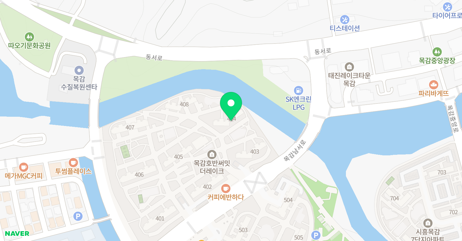 해법 독서논술학원 목감호반더레이크 교실 위치