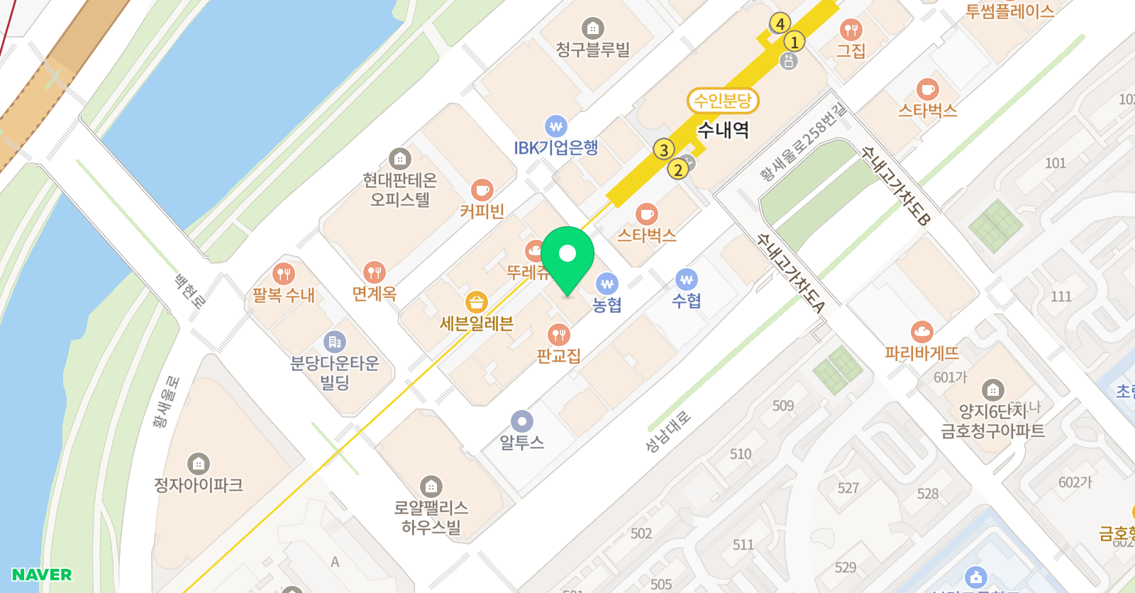 울루루 요가 분당점 위치
