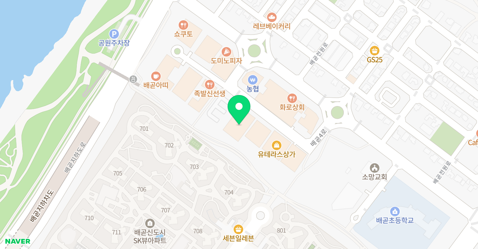 배곧나무 미술 위치
