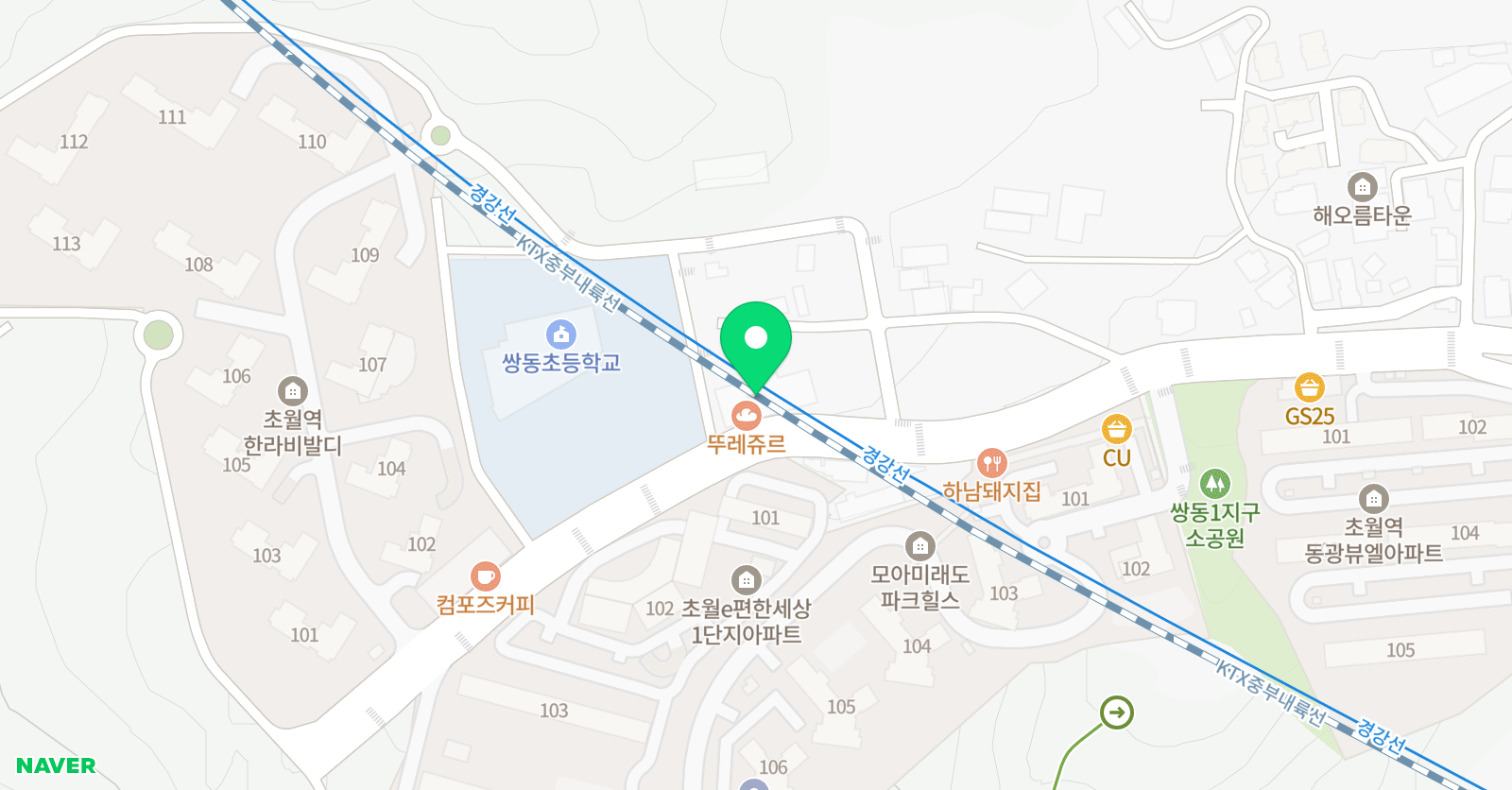 음악이야기 음악학원 위치