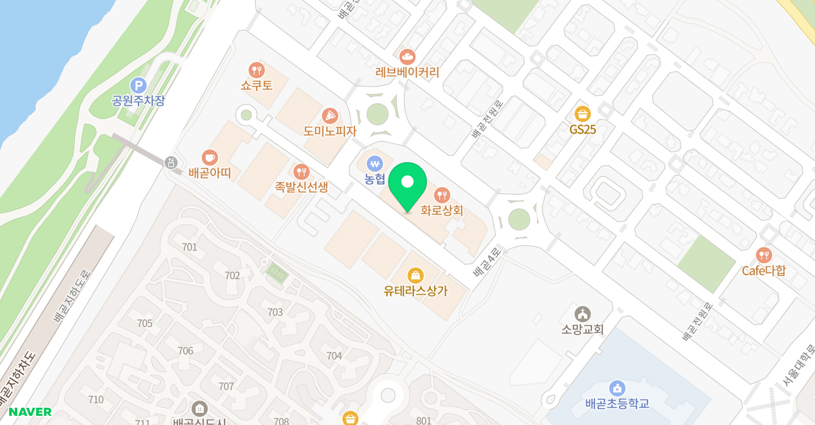 오미나 미술학원 위치
