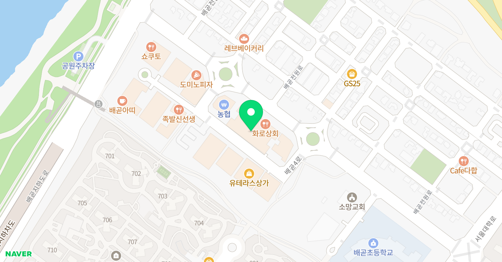 리딩비 시흥배곧직영점 위치