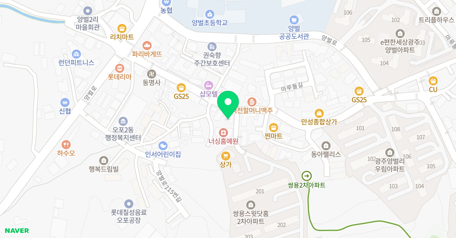엘리트 태권도 위치