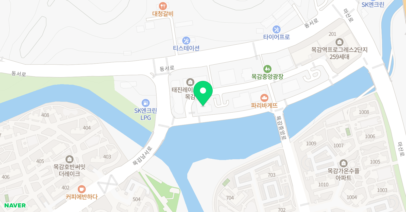 뮤직i랑아카데미 음악학원 위치