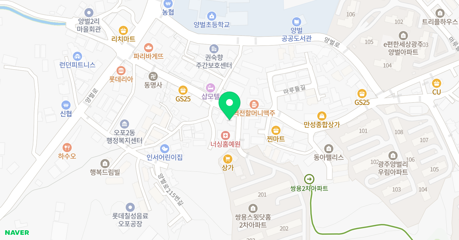 뮤직스토리 실용음악학원 위치