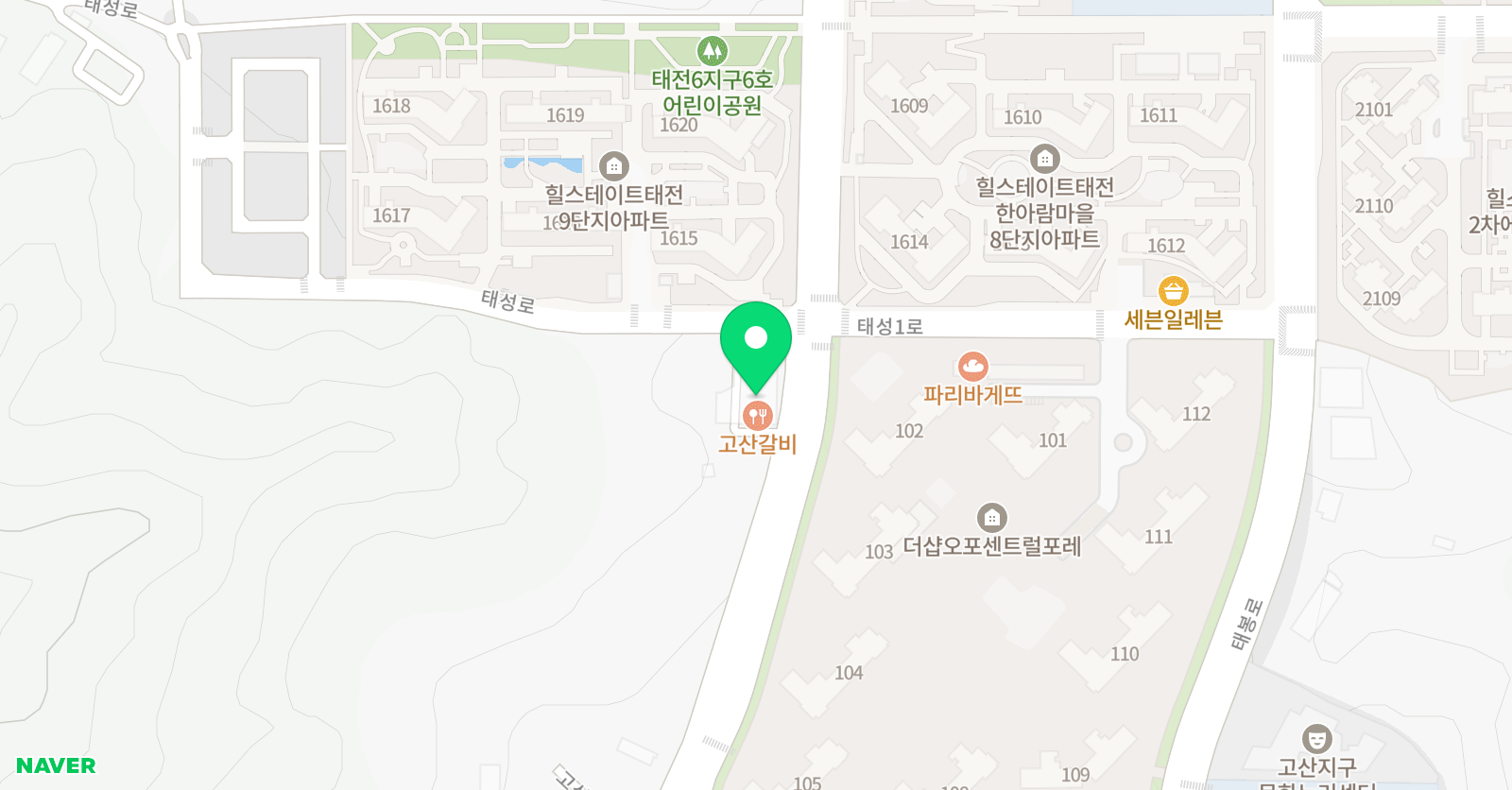 강의하는아이들 태전캠퍼스 위치