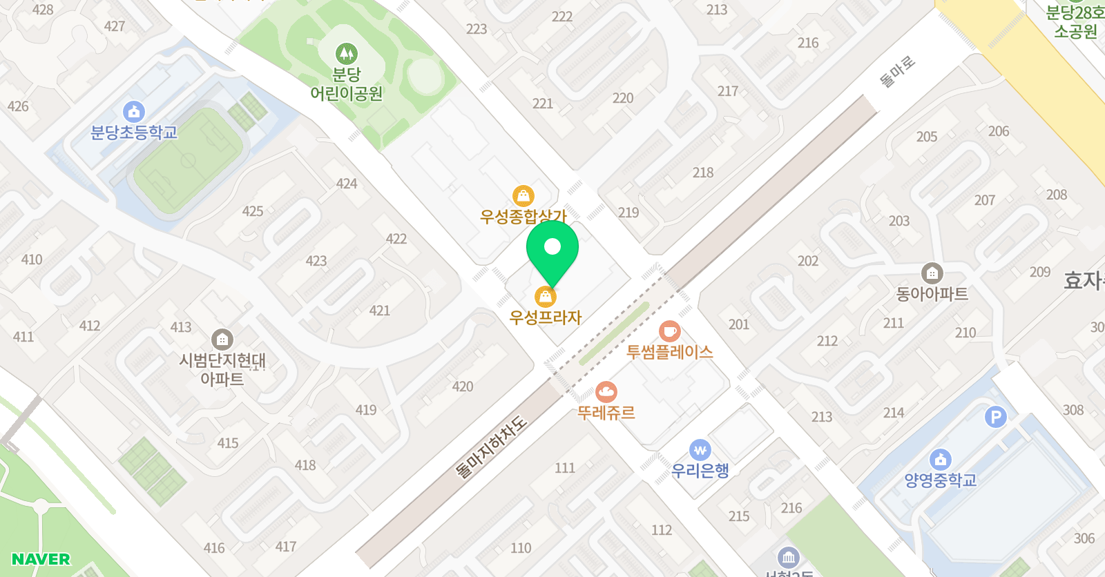 MAP 수학학원 위치
