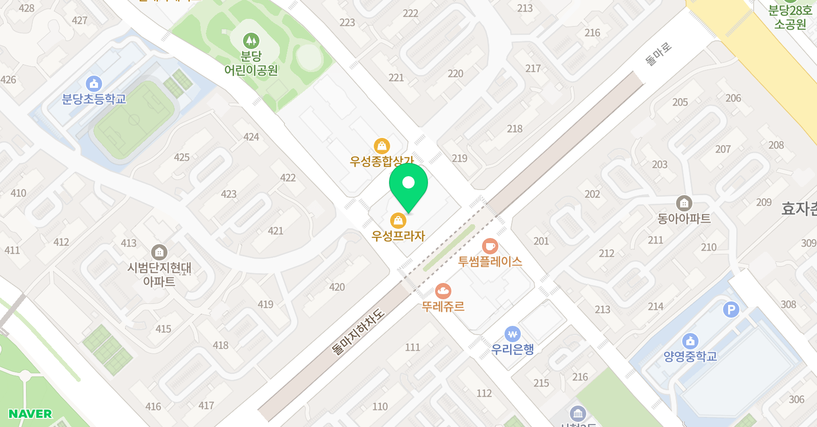 매시브 서현본점 위치
