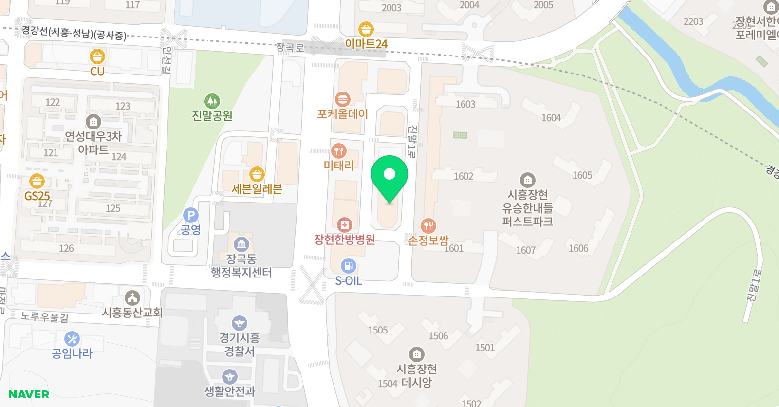 DY 댄스스튜디오 학원 위치