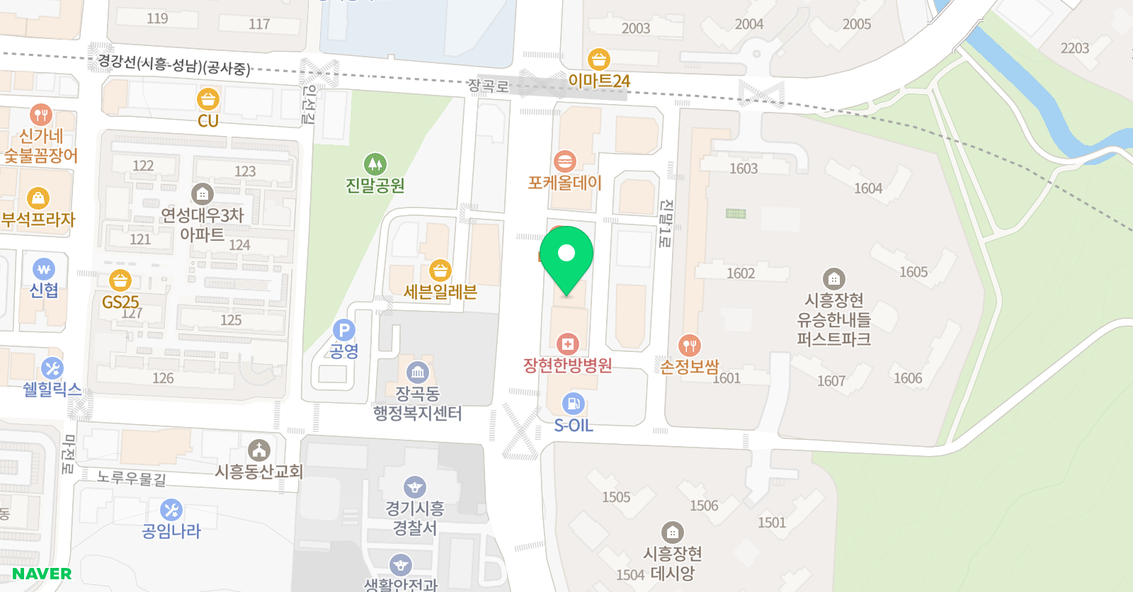 EiE고려대 어학원 시흥장현캠퍼스 위치