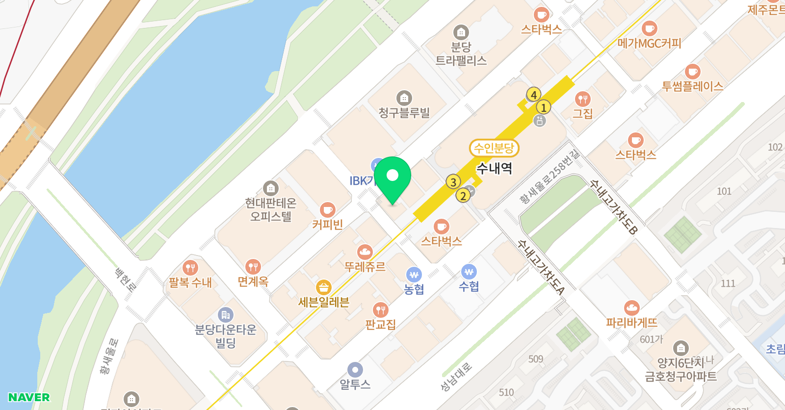 기파랑문해원 분당원 위치
