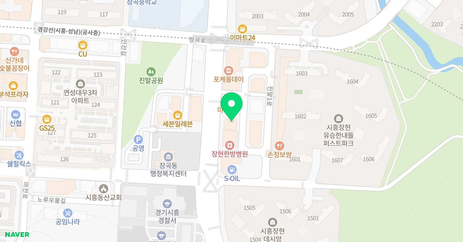 3030 영어 장현학원 위치