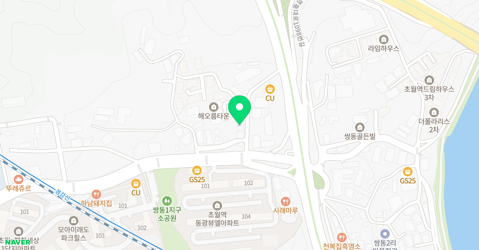 온국어전문학원 위치