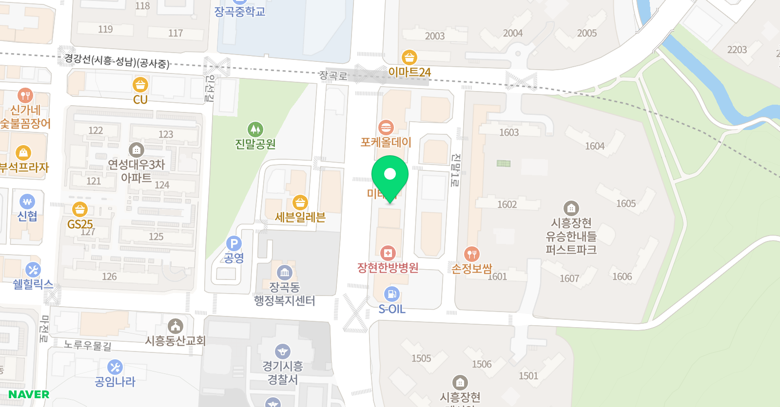 더쎈 수학전문학원 위치