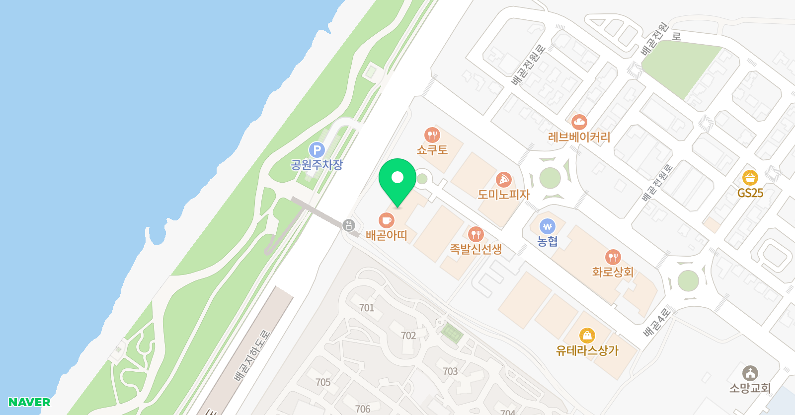 온오프발레무용학원 위치