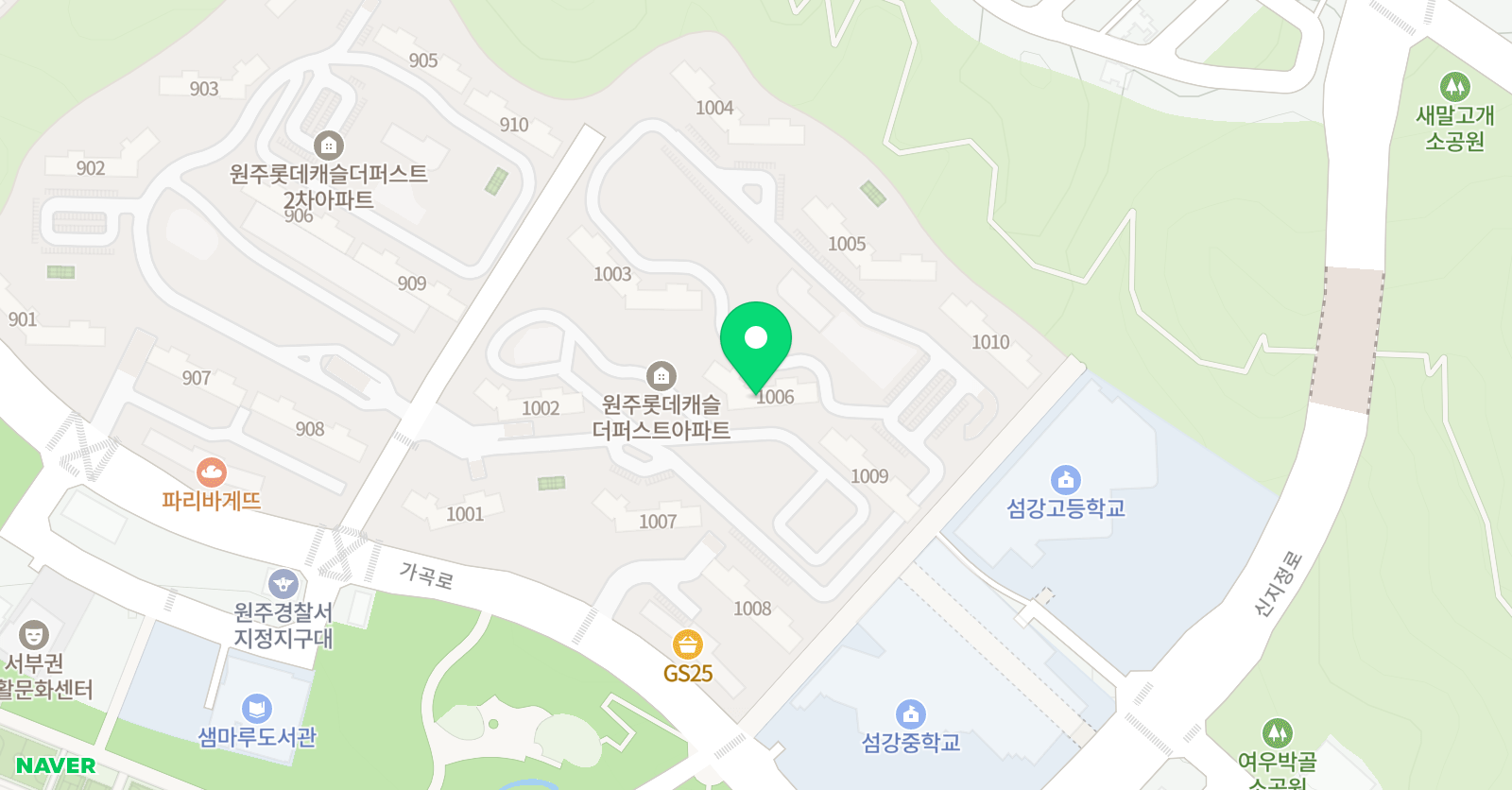 기탄사고력교실 지정 롯데캐슬1차점 위치