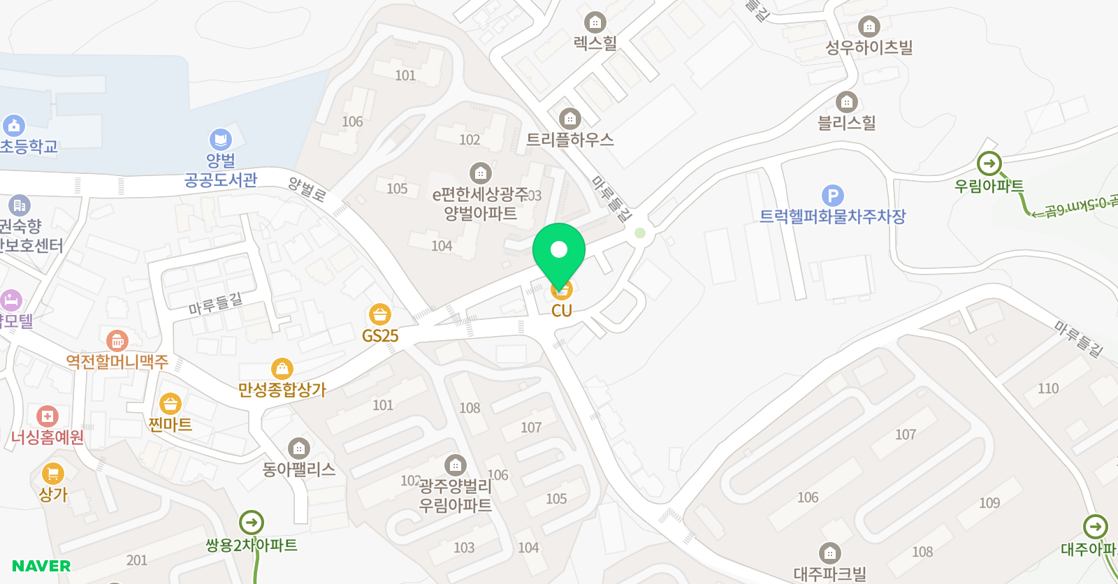 어린화가들 미술학원 양벌원 위치