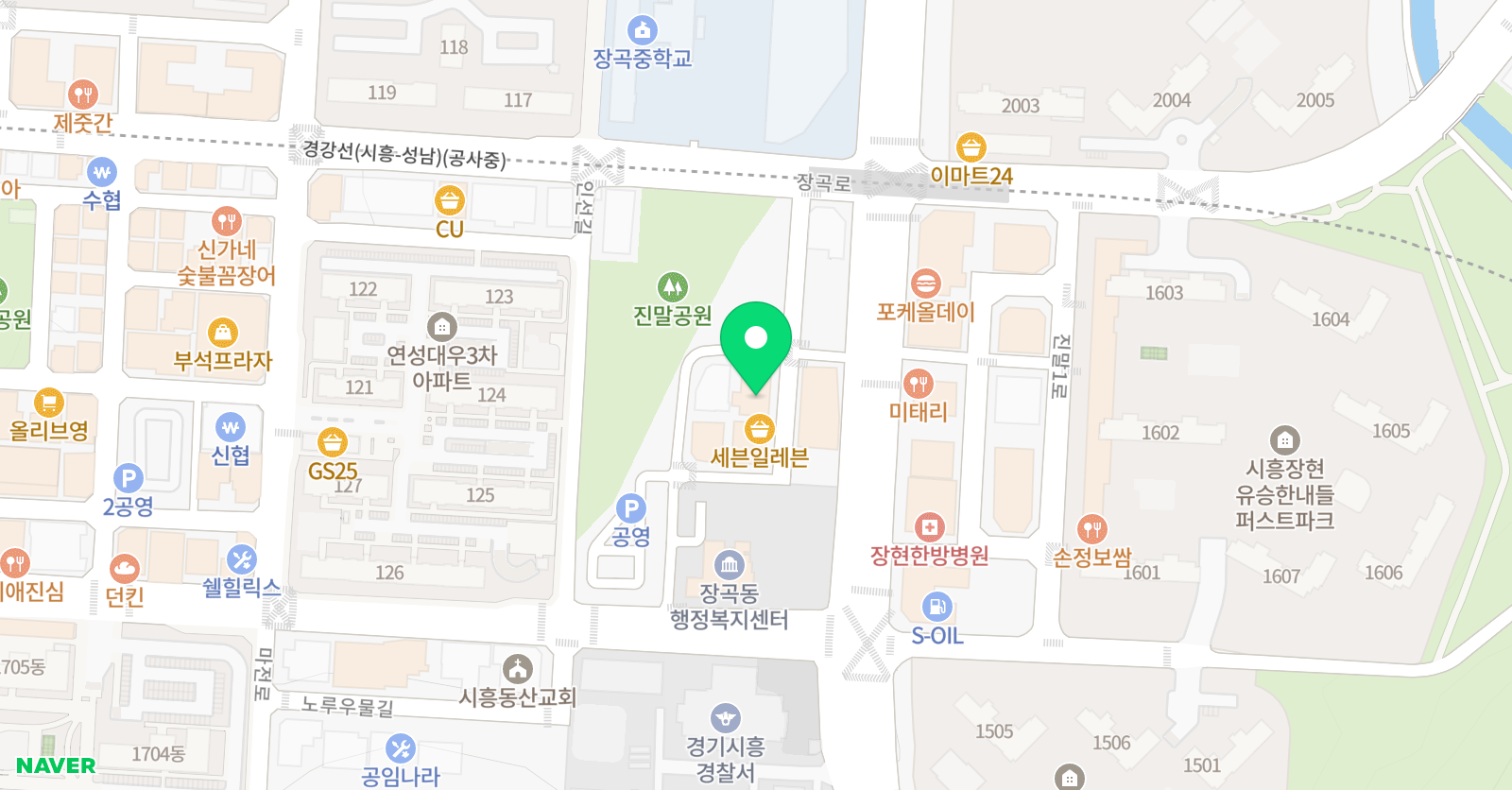 제니스 학원 위치