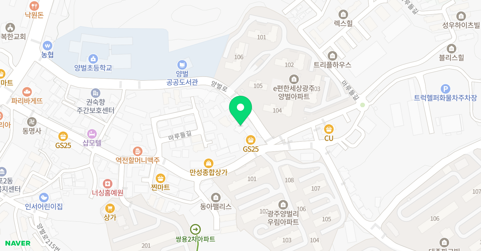 춤추는크레파스 미술학원 위치