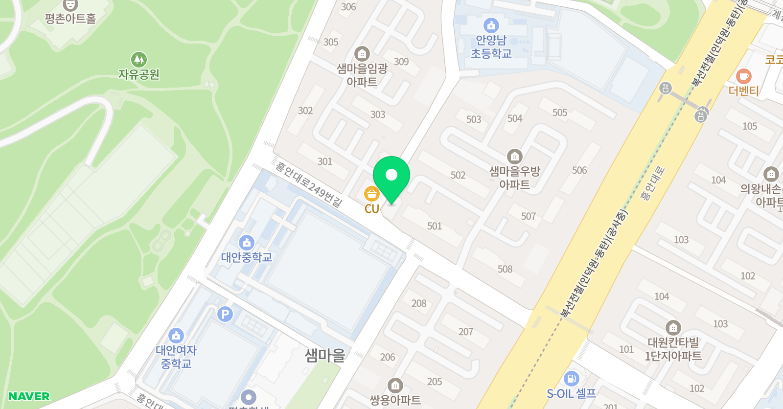 즐거운 피아노 위치