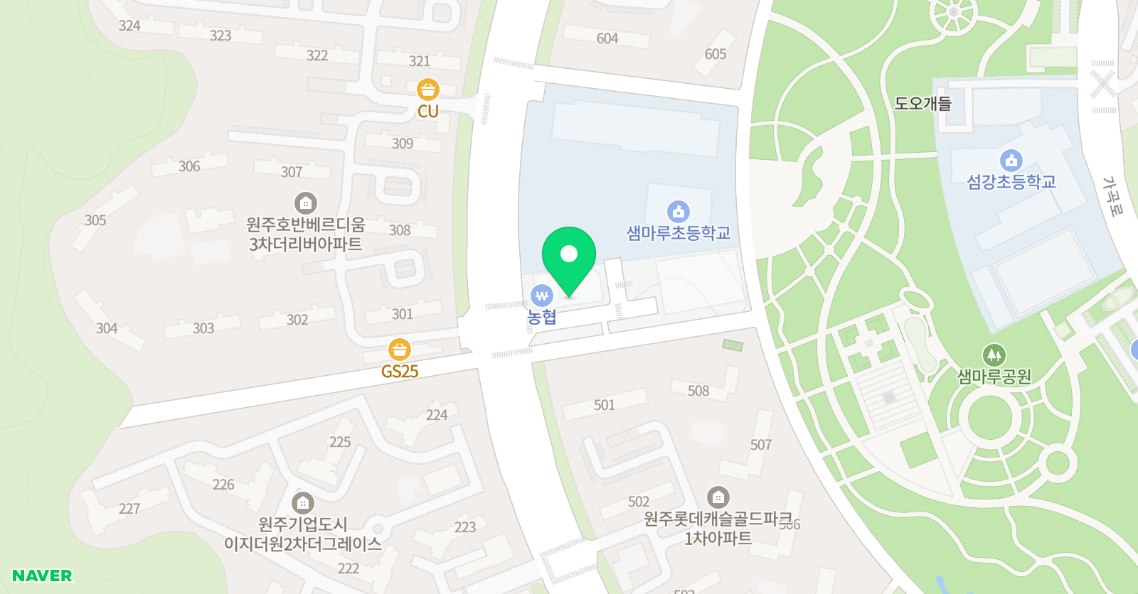 해법 수학 기업학원 위치