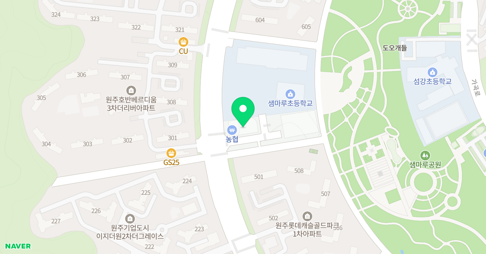 손쌤 국어수학학원 위치