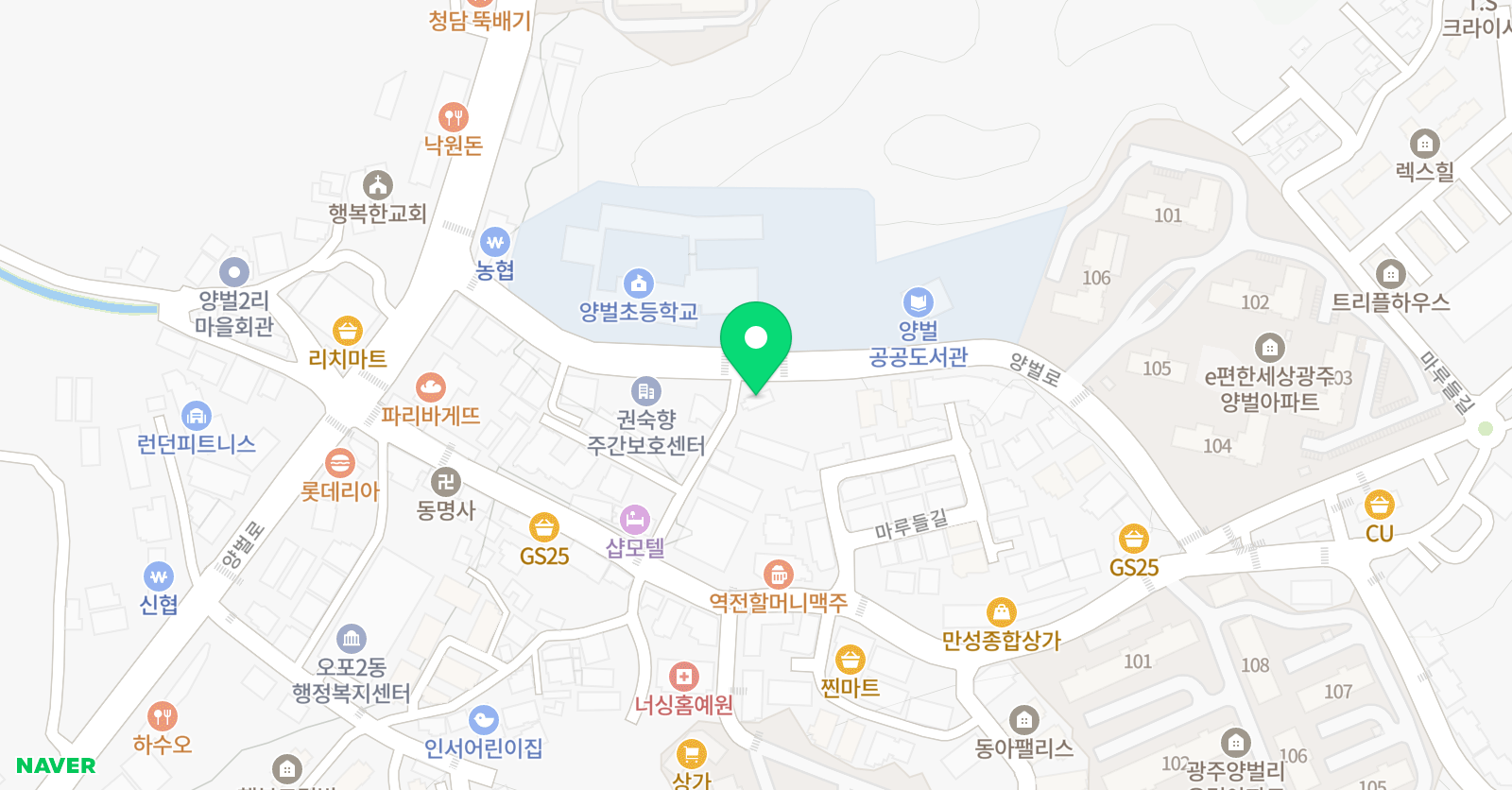 뮤즈 음악학원 위치