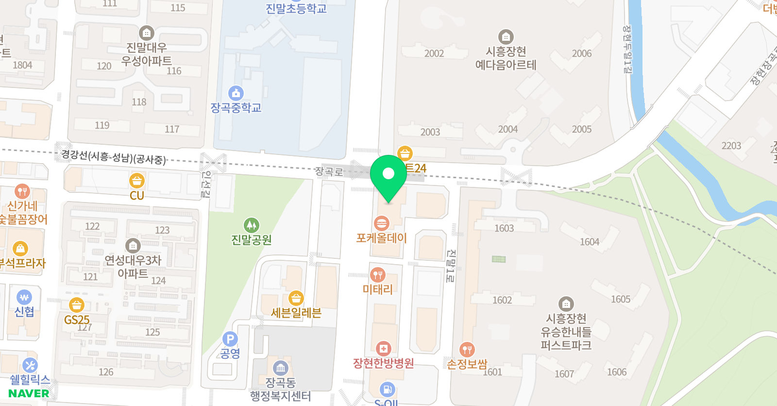 외계인의점프홀릭줄넘기 2관 시흥장곡점 위치