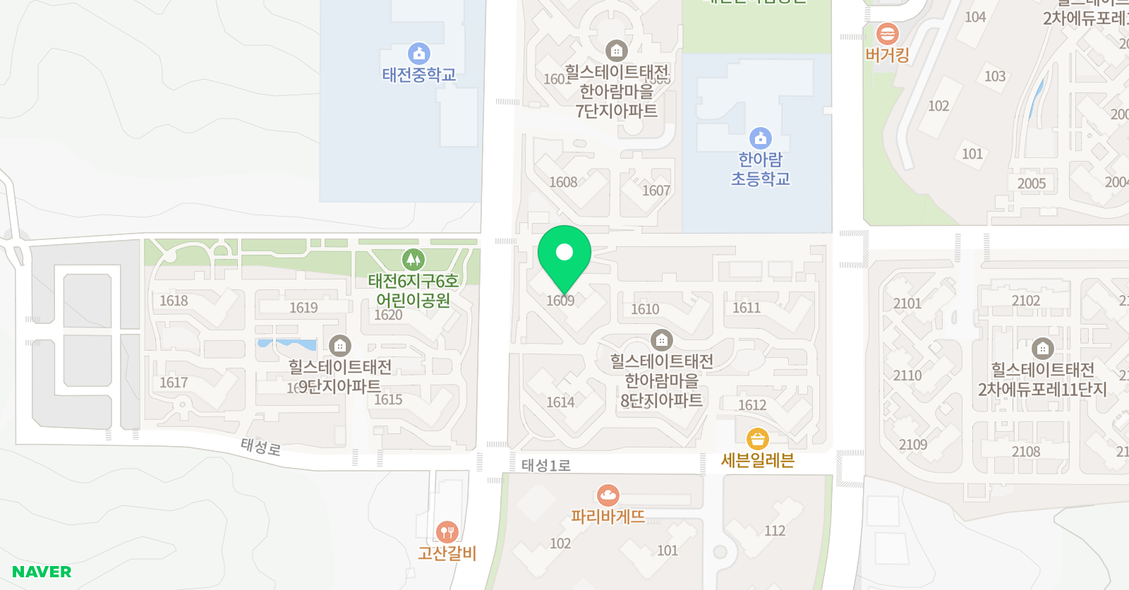 아소비용인힐스 몬테로이 3차점 위치