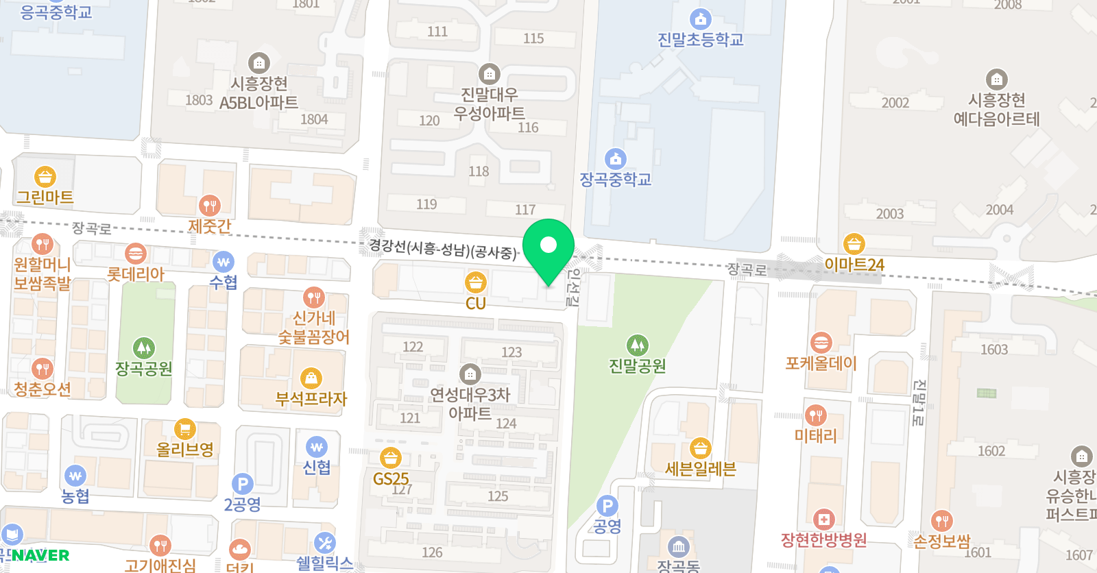 뉴스터디 수학 시흥캠퍼스 위치
