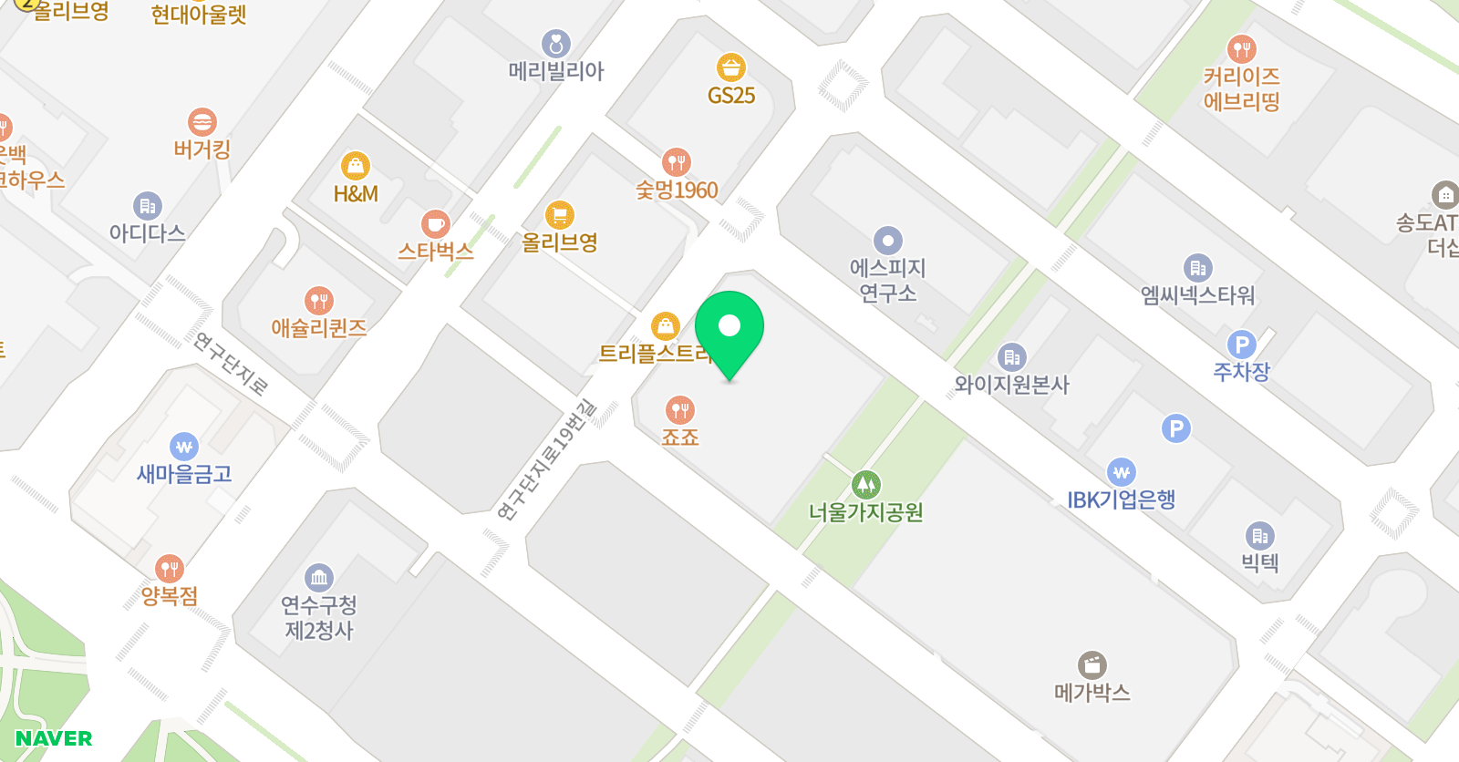 원어민 영어회화 위치