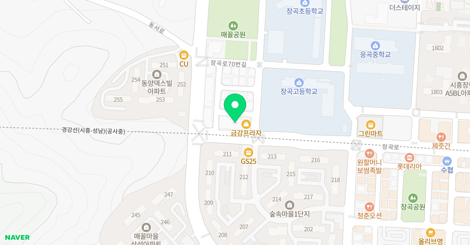 뮤엠잉글리쉬 CL캠퍼스 위치
