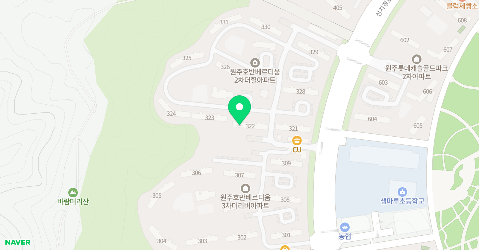 빨간펜 수학의달인 기업도시호반베르디움점 위치