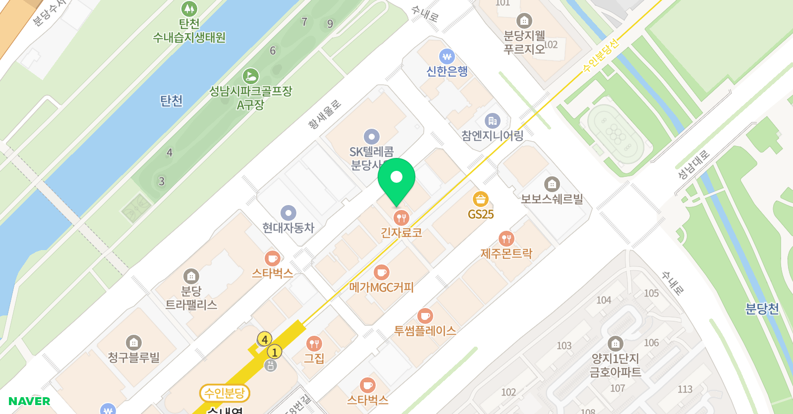 CMS 수내영재관 위치