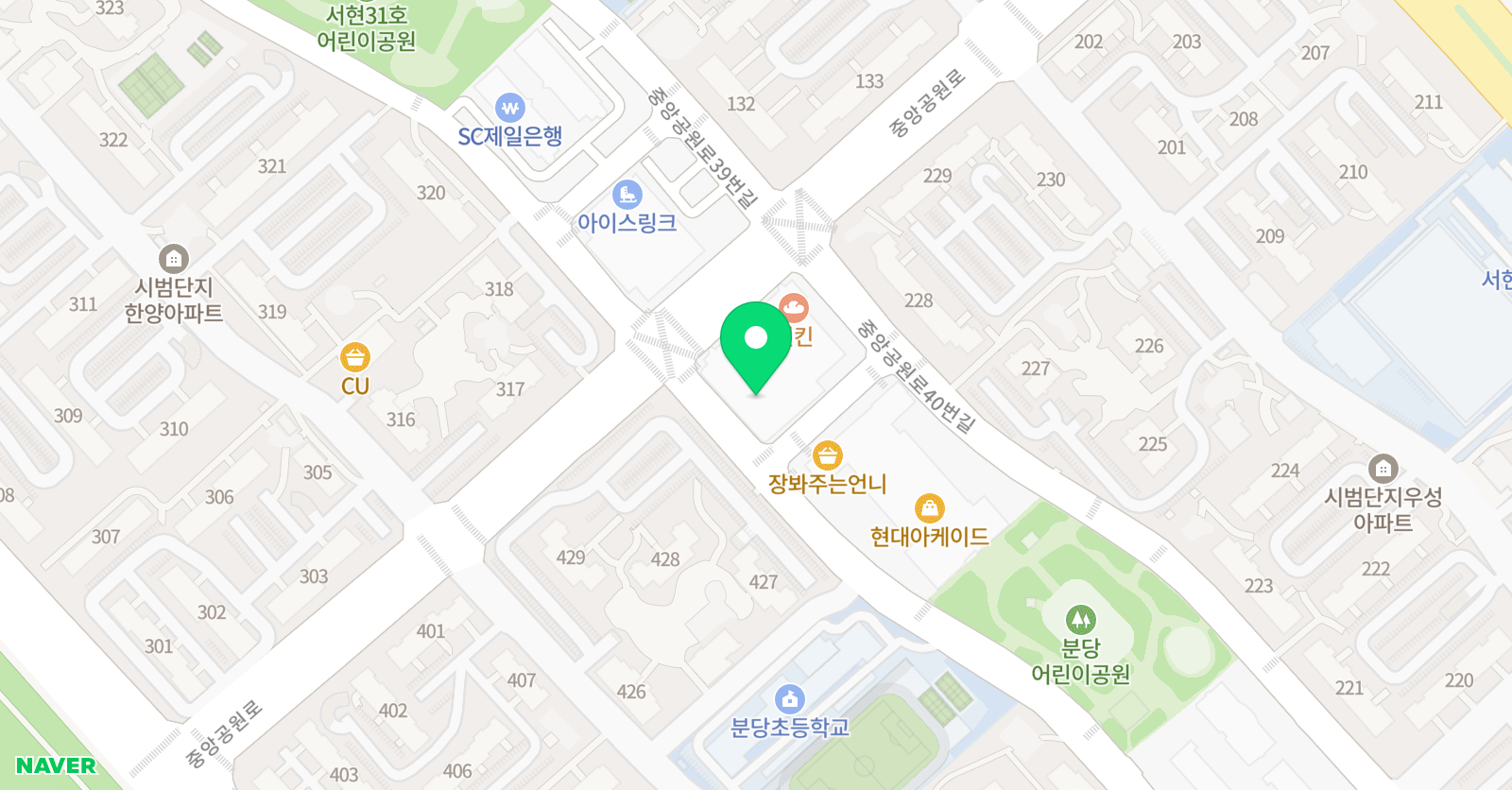 참샘 논술 위치