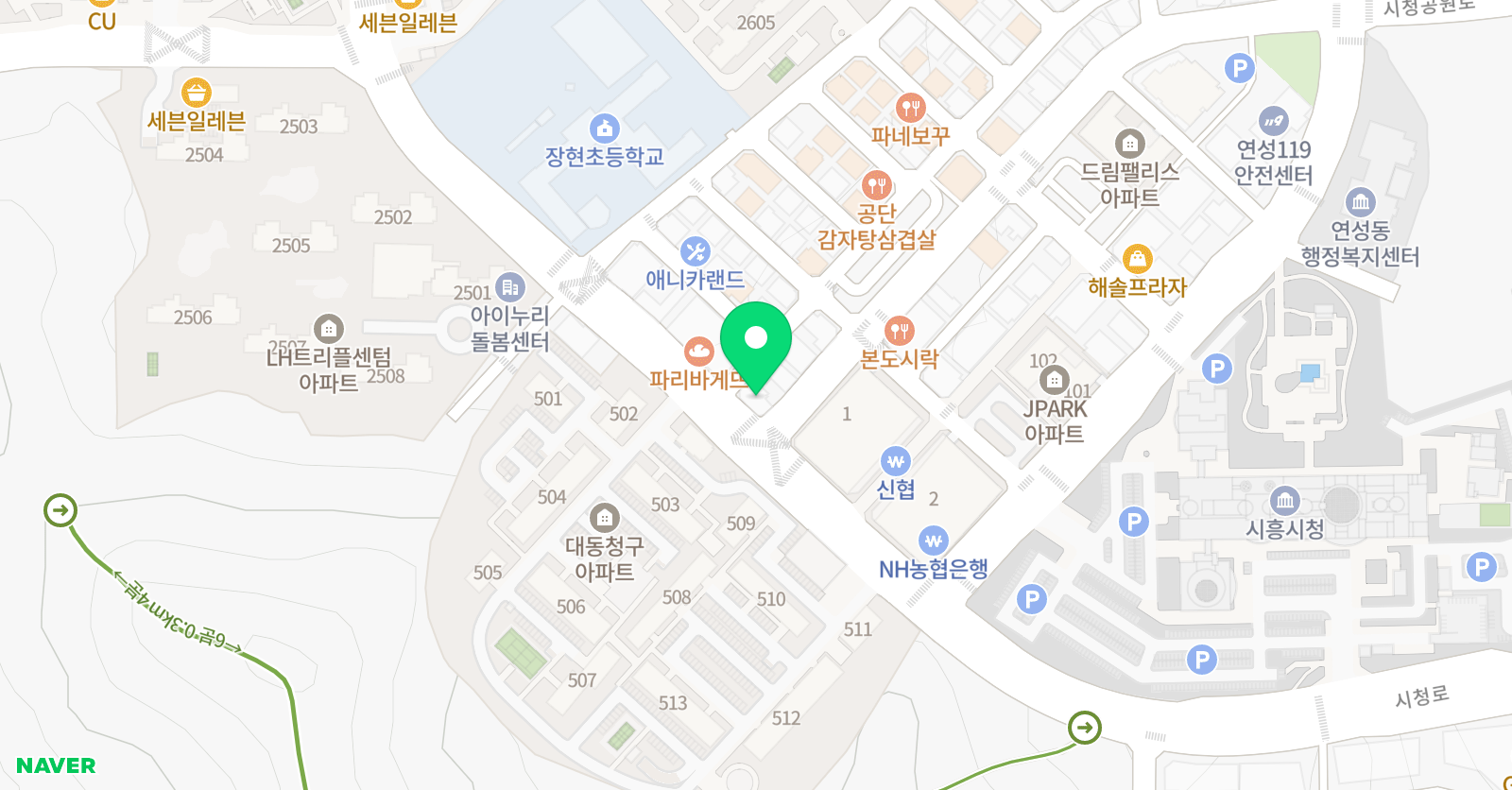 위드 실용음악학원 위치