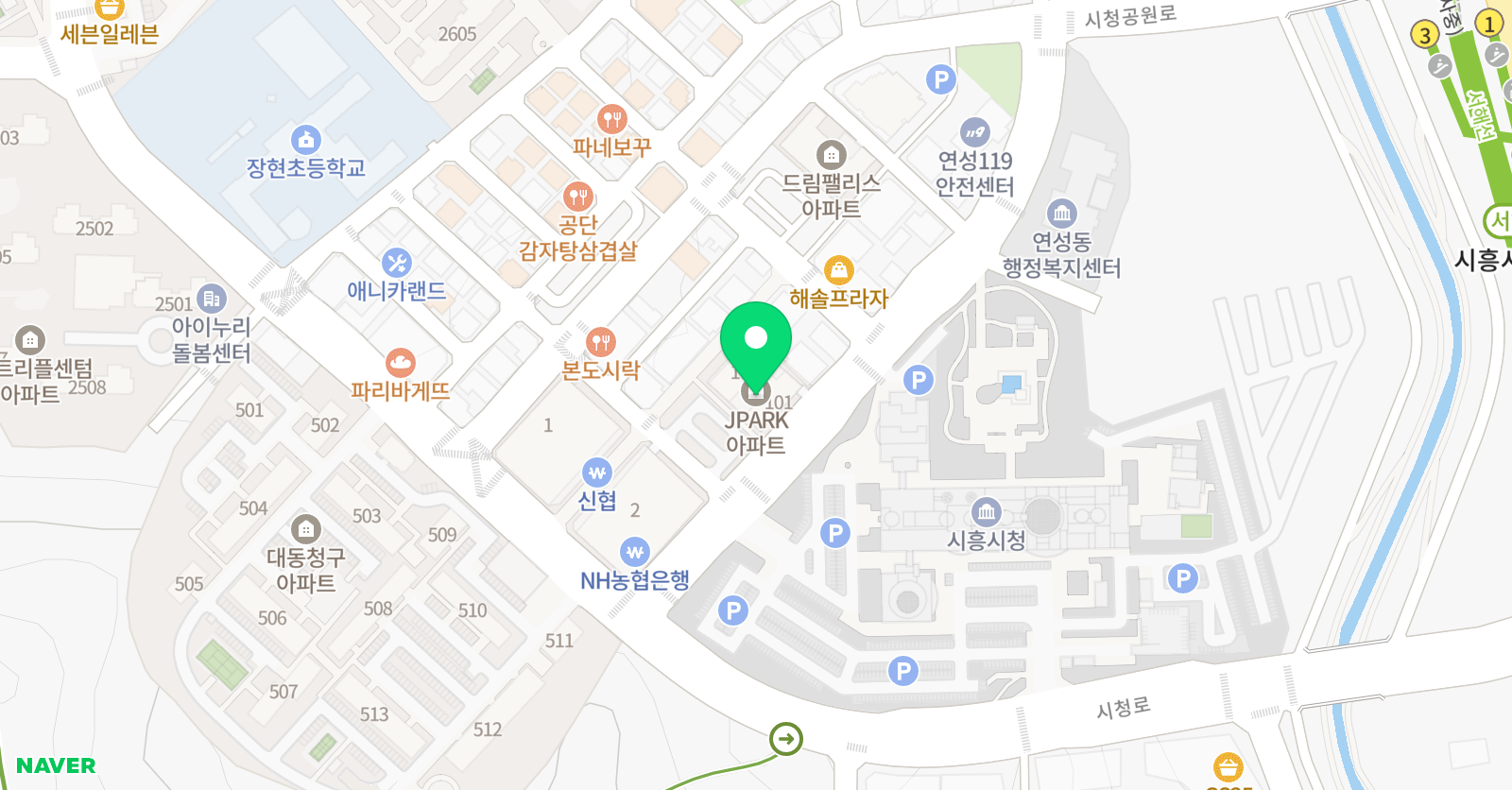 라라 음악학원 위치