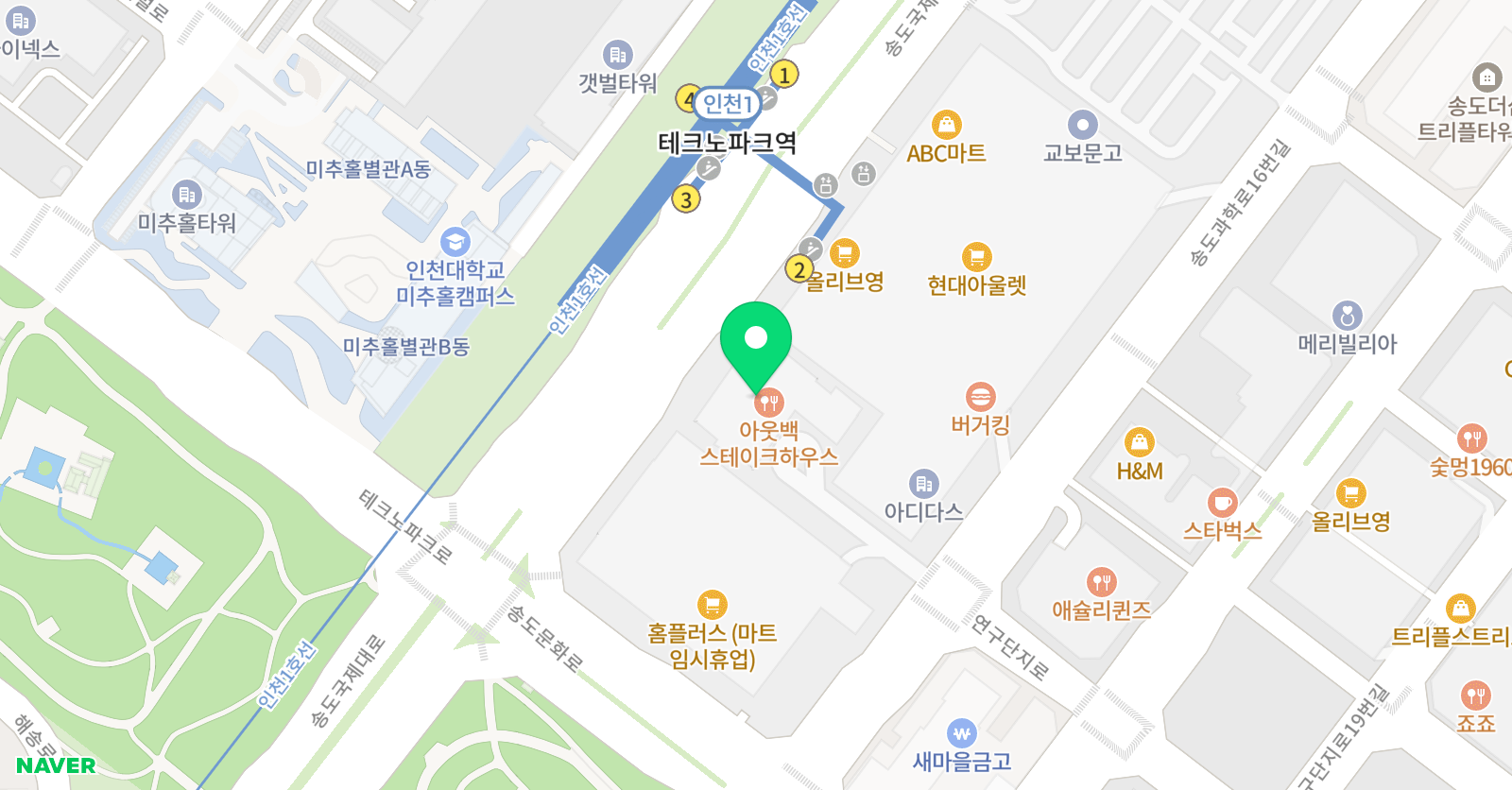 이화라라 무용학원 위치