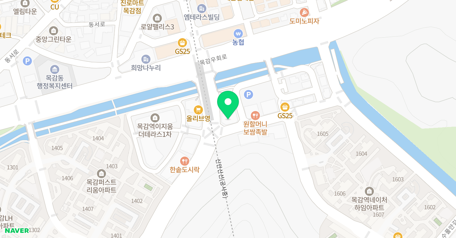 이쌤 영어학원 목감점 위치