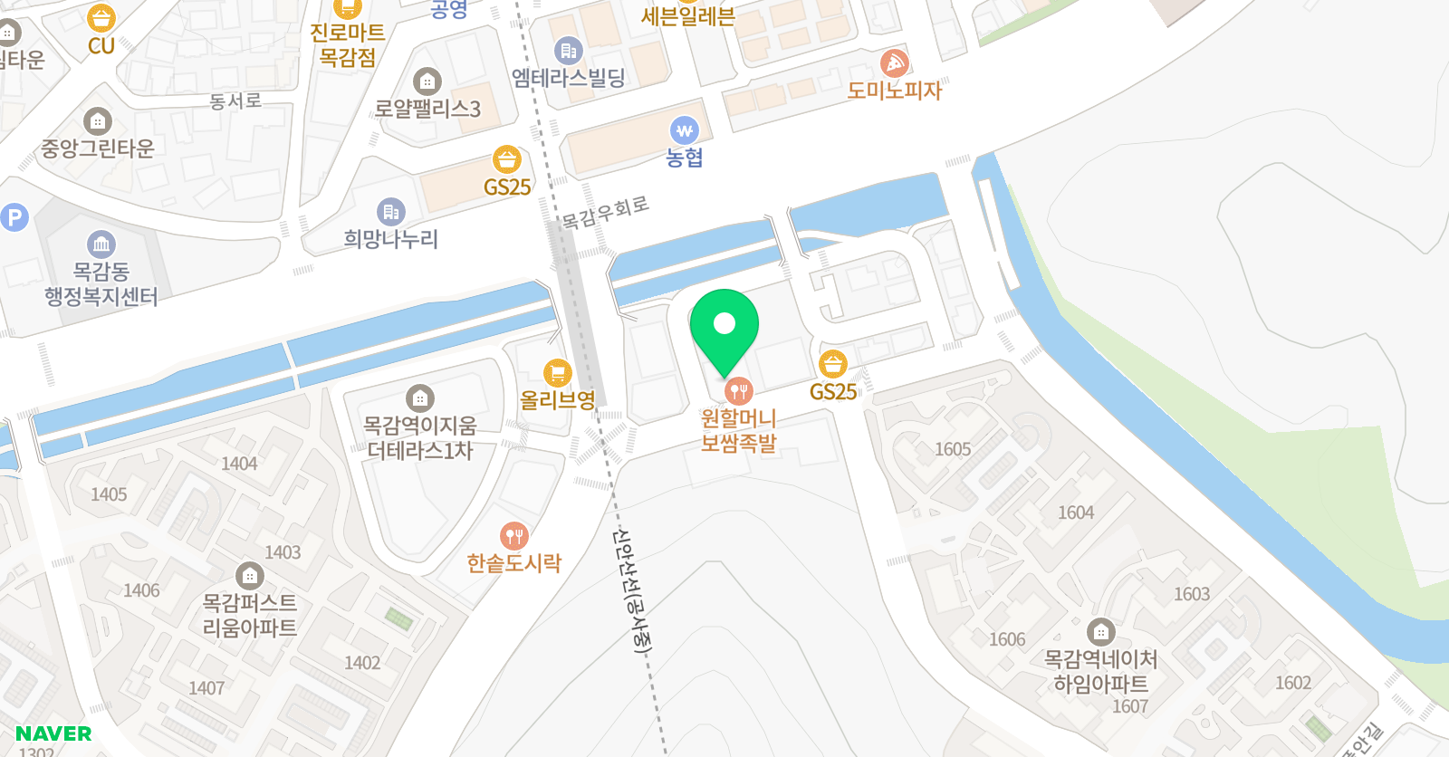 박해련 무용학원 목감점 위치
