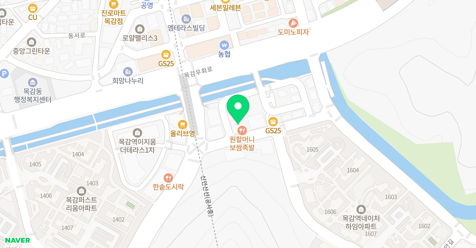 HM 영어학원 위치
