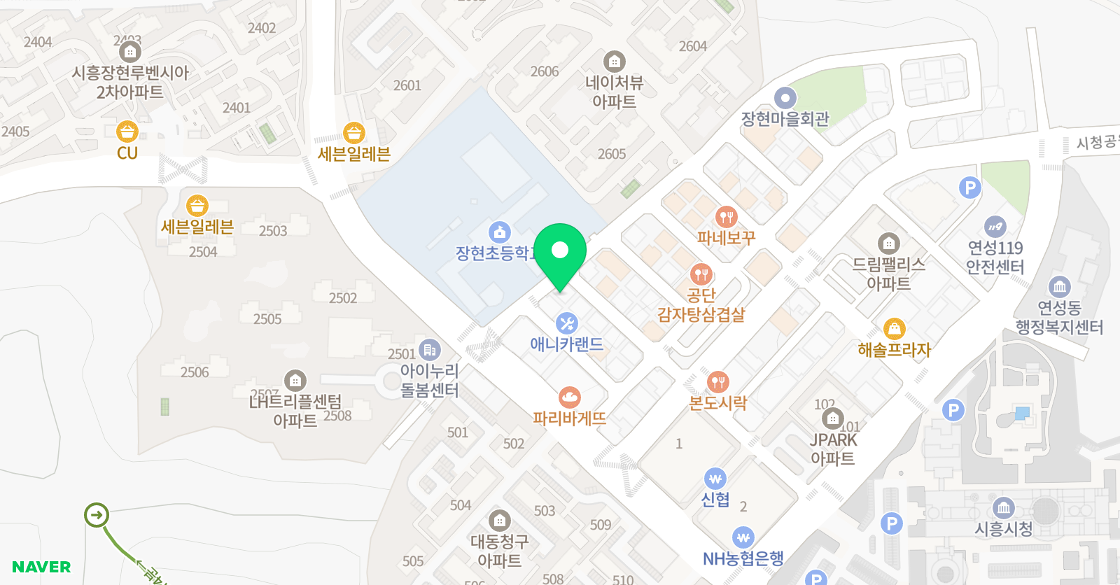 한우리 독서토론논술 시흥장현시청로 독서교습소 위치