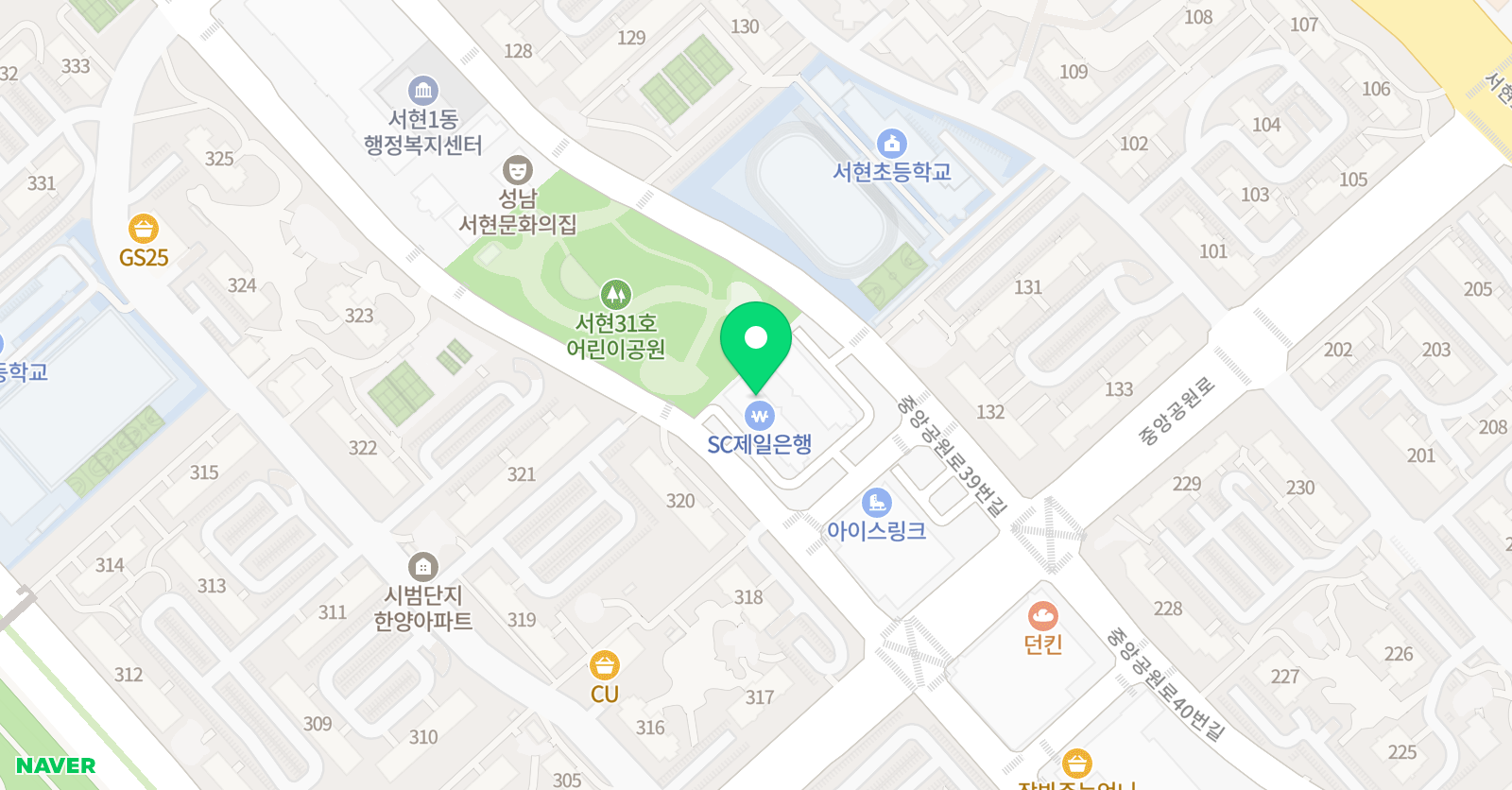 한빛 음악학원 위치