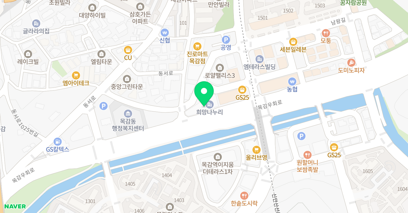 크리아트이안 미술학원 시흥목감지점 위치