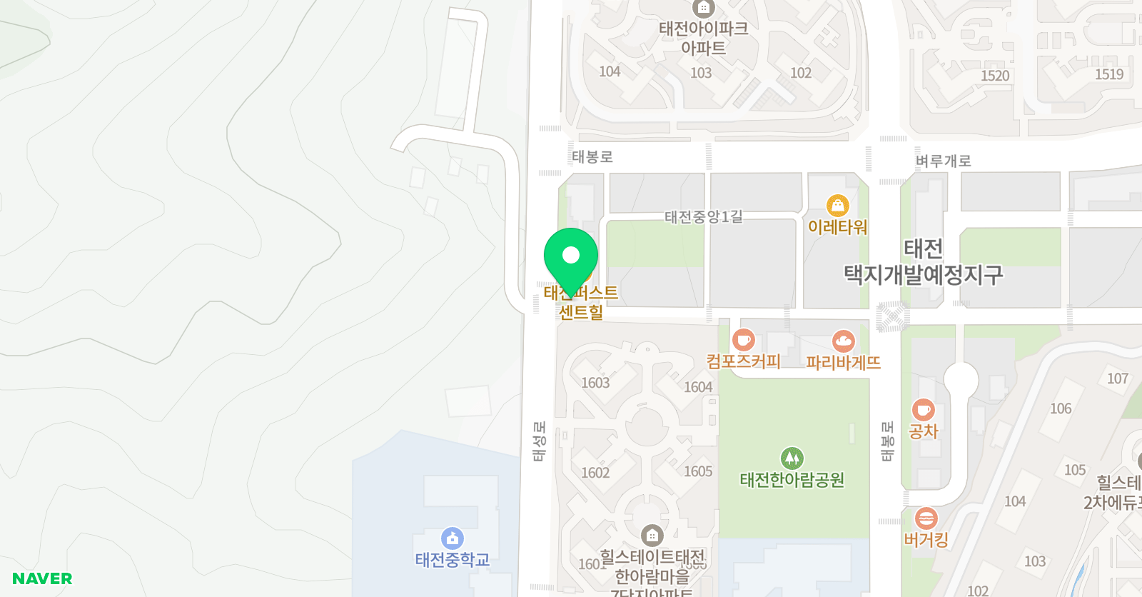 링고브릿지 어학원 본관 위치
