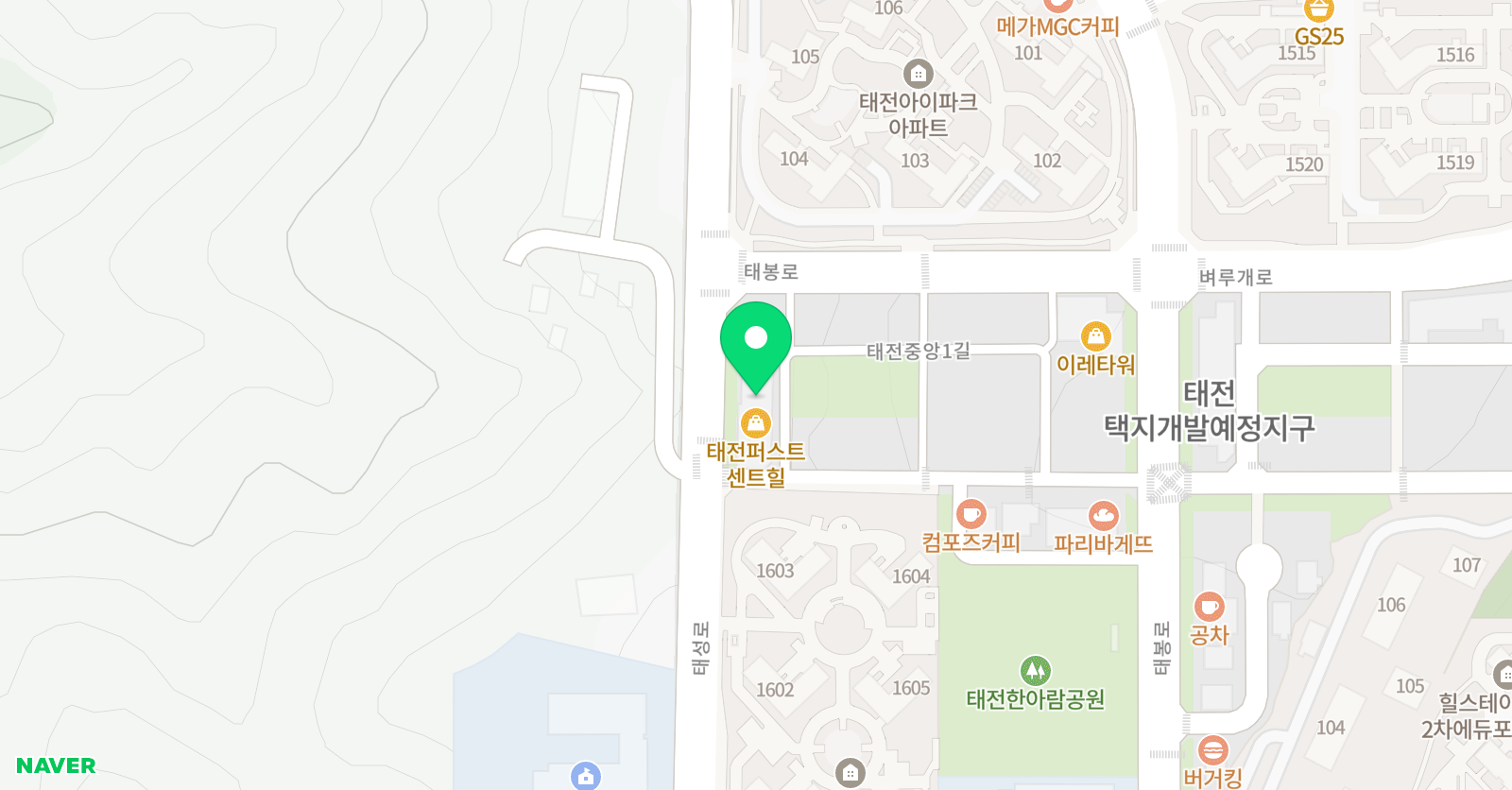 링키영어 태전퍼스트센트힐 위치