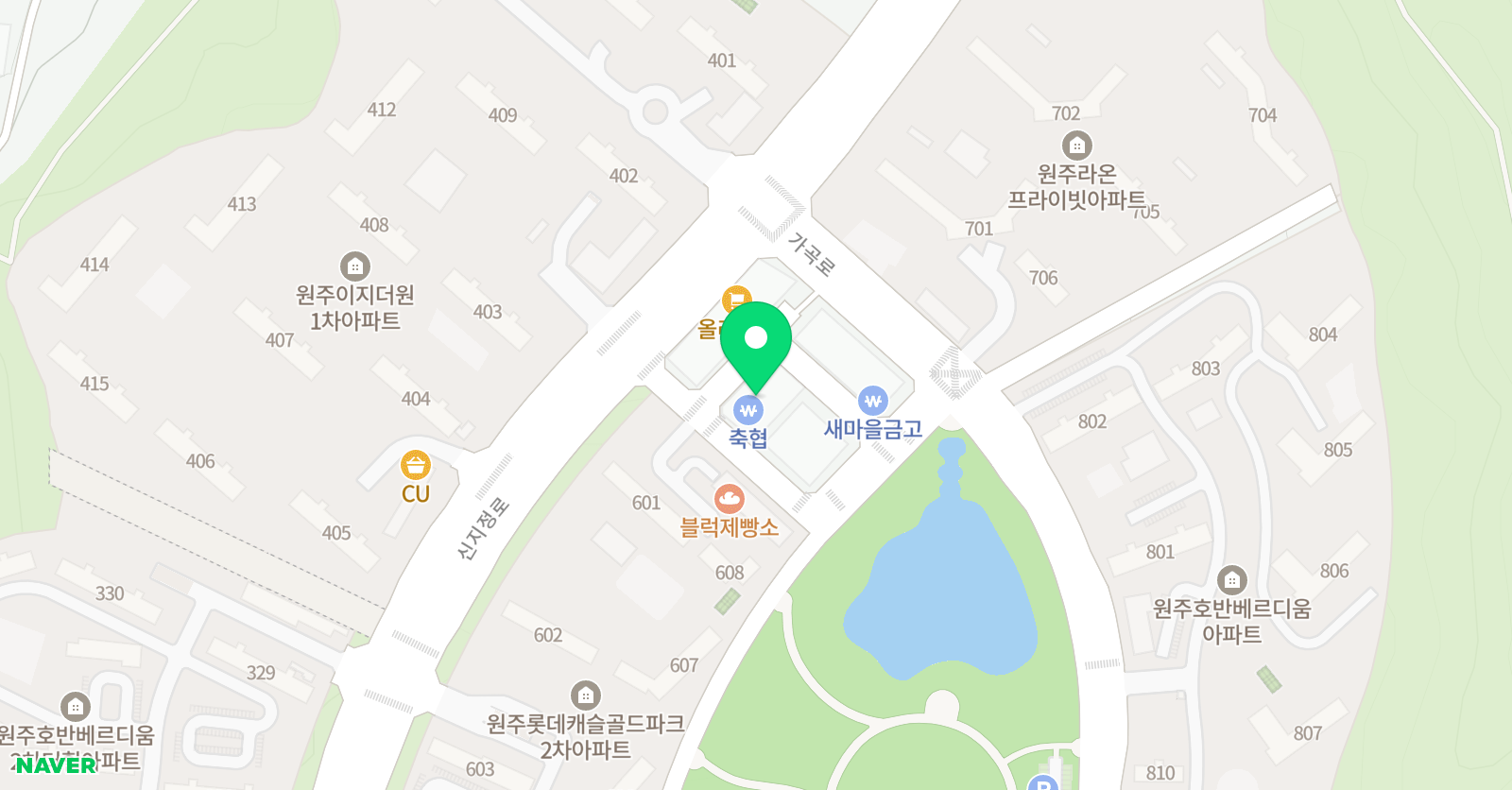 잉글리시아이 섬강1점 영어학원 위치