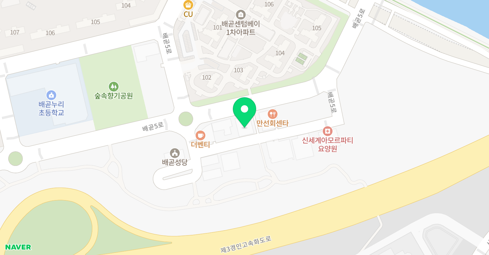 삼성 영어 교실 배곧누리 위치
